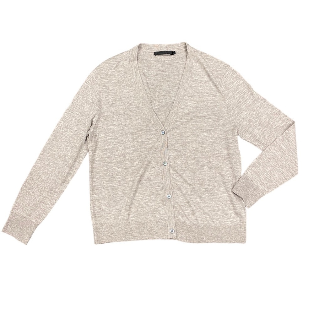 Jenni Kayne Cashmere Silk Blend Boyfriend Cardigan Size M